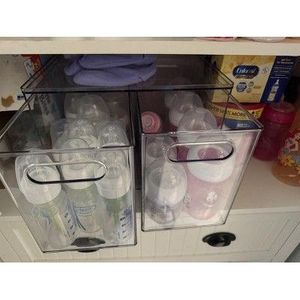 Organizzatore Trasparente a 2 Cassetti Multiuso per Scrivania - Product Image 6