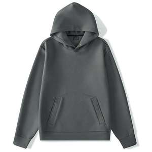 Sweat-shirts unisexes épais de haute qualité en coton/polyester 390 g/m², vierges, personnalisables avec logo, grandes tailles pour hommes - Product Image 3