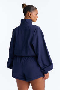Ensemble de veste coupe-vent et short pour femmes de qualité supérieure, léger, 2 pièces, tenue de sport pour la course à pied, la salle de sport et la remise en forme - Product Image 2