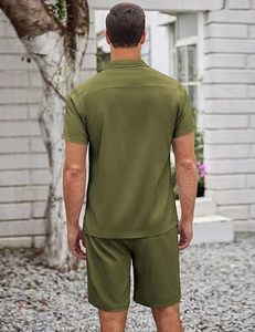 Conjunto Deportivo para Hombre con Pantalones Cortos, 100% Poliéster, Transpirable, de Secado Rápido, Ropa Deportiva Personalizada OEM para Verano - Product Image 4