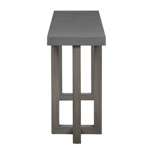 U_STYLE Solid <b>Pine</b> Legs Console <b>Table</b> with Geometric Design for Entryway Hallway Living Room Bedroom - Product Image 5