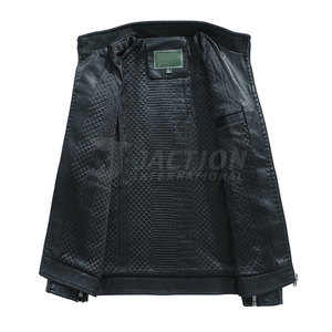 Lightweight Breathable Winter <b>Jacket</b> Custom Made Design New Style Fashionable <b>Leather</b> <b>Jacket</b> For <b>Men</b> Made In Pakistan - Product Image 3
