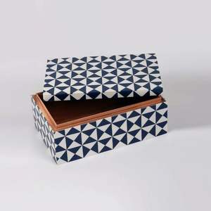 Caja de Almacenamiento de MDF con Incrustaciones de Resina de Último Diseño, Caja Decorativa de Resina para Joyería a un Precio de Fábrica Muy Bajo - Product Image 4