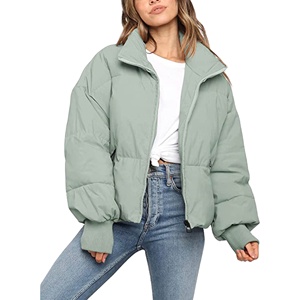 แจ็กเก็ตบุขนสไตล์สตรีทสำหรับผู้หญิง, แจ็กเก็ตสไตล์สตรีทแบบลำลองคอตั้ง2025ฤดูหนาว - Product Image 4