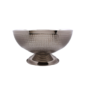 Moderno Centro de Mesa Decorativo de Metal, Cuencos para Vino de Aluminio Premium Dorado, Cuenco para Vino con Base de Pedestal - Product Image 5