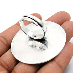 Bohemian Style 925 Sterling Silver Handmade <b>Ring</b> For Women And Girls Perfect Party Or Wedding <b>Ring</b> Available At Reasonable Price - Product Image 3