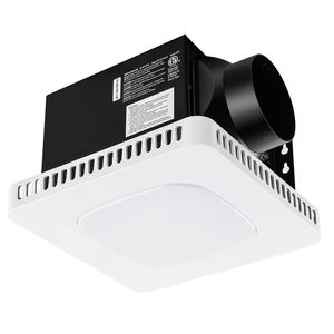 Ventilatore da Bagno ad Alta Efficienza 80 CFM con Motore in Rame a Bassa Rumorosità (1.5 Sone), Risparmio Energetico, Personalizzabile OEM - Product Image 5