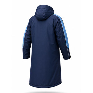 Custom Logo Long Waterproof Swim Parka Jacket Sherpa Fleece Lining Hooded Changing <b>Robe</b> Windproof Swimming <b>Coat</b> Men Women - Product Image 3