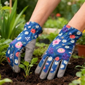 Unisex Printed Leather Gardening <b>Gloves</b> Eco-Friendly Breathable for Outdoor Daily Casual Gardening Hand Protection Touch Screen - Product Image 5