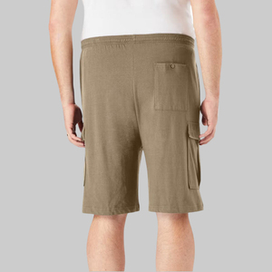 Shorts cargo amples pour hommes, style utilitaire confortable, shorts cargo d'extérieur pour hommes, design multi-poches robuste - Product Image 1