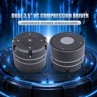 Haut-parleur tweeter à fixation par boulons avec driver de compression personnalisé, gorge de 2 pouces, bobine vocale de 89 mm, néodyme, 440 W MAX, 8 ohms, diaphragme en polymères
