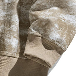 Sweat-shirt classique pour homme en coton mélangé avec manches rayées, col rond, parfait pour le sport et les tenues décontractées. - Product Image 6