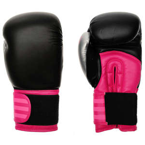Gants de boxe en cuir professionnels pour le sport, logo personnalisé, 14 oz, fermeture à lacets pour le soutien du poignet, pour l'entraînement et le punching des adultes - Product Image 1