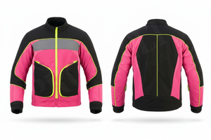 เสื้อแจ็คเก็ตมอเตอร์ไซค์ผ้ากันน้ำ ระบายอากาศได้ดี พร้อมแถบสะท้อนแสง  สำหรับนักขี่  บุแผ่นรองไหล่  ลดราคาพิเศษ - Product Image 2