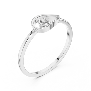 14K Customized Name <b>Initial</b> <b>Ring</b> in Silver or Gold - Product Image 4