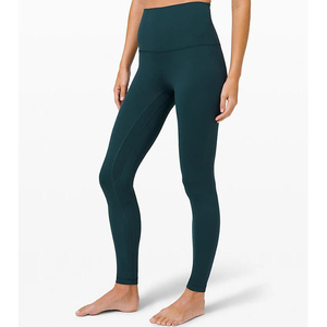OEM Custom Women <b>Leggings</b> Plus Size High Waist Yoga Pants Breathable Tummy Control Four-Way Stretch Plaid <b>Pattern</b> Gym Fitness - Product Image 5