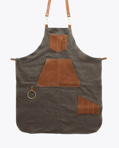 Tablier en polyester à col halter anti-salissures, imprimé lettres colorées, personnalisable avec logo, pour coiffure, qualité export, vente en gros usine - Product Image 2