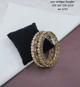 PADMAWATI Private Limited Luxury Tungsten Gold Plated Multi Color Women's <b>Bangles</b> Set Indian Bridal Engagement Anniversary - Product Image 1