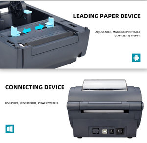 Hiệu quả 4 inch Máy in nhiệt tốc độ cao 4 inch Máy in mã vạch nhiệt in hóa đơn nhanh chóng - Product Image 4