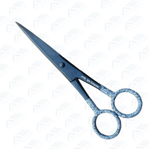 Ciseaux droits de coiffeur professionnel cisailles de coupe pour droitier Instruments de beauté en acier au carbone Instruments de soins de beauté - Product Image 5