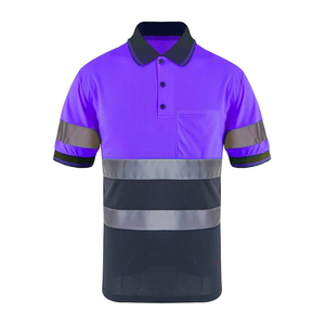 Cintas Reflectantes de Alta Visibilidad para Ropa de Trabajo, Transpirables, de Poliéster, para Construcción, Personalizables, Precio al por Mayor, Color Morado, Seguras - Product Image 1