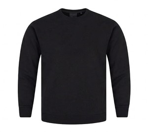 เสื้อสเวตเชิ้ตคอกลมถักสำหรับผู้ชาย ผ้าฝ้ายแท้ 100%  ผลิตตามสั่งพร้อมโลโก้  แบบเรียบง่าย  ใส่ได้ในฤดูใบไม้ร่วง เป็นมิตรต่อสิ่งแวดล้อม พร้อมโลโก้ที่กำหนดเอง - Product Image 4