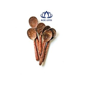 Cuillère en bois de coco de haute qualité, finition lisse |   Ustensiles en bois naturel écologiques - Product Image 1
