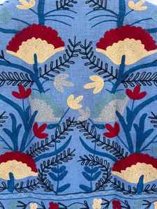 Veste tissée unisexe Boho Chic TNT Suzani faite à la main, réversible, respirante, matelassée, à col montant, pour l'hiver, style ethnique - Product Image 3