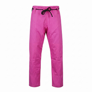 Unisex Pink Mixed Martial Arts Pants Quick Dry Polyester Regular Fit Adult Sports Apparel - Product Image 1