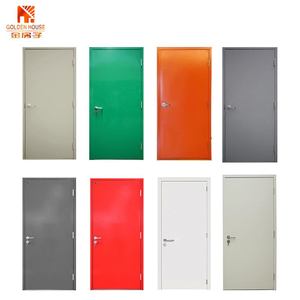 Puerta Moderna de Acero y Vidrio Resistente al Fuego con Apertura Push-Pull para Salidas de Emergencia Comerciales/Residenciales - Product Image 5