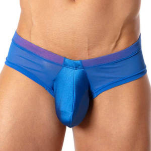 Private Label Custom <b>Mens</b> Boxer Briefs Breathable High Rise Cotton Spandex <b>Underwear</b> <b>Silk</b> Print - Product Image 2