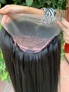 Pelucas frontales Extensiones de pelucas de cabello humano recto natural de proveedor vietnamita, hacer peluca con cierre de encaje/Frontal al por mayor - Product Image 4