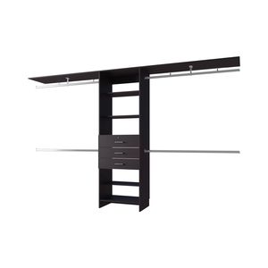 Sistema di Armadi Modulari Wengue con Aste Appendiabiti per una Soluzione di Organizzazione Efficiente - Product Image 3