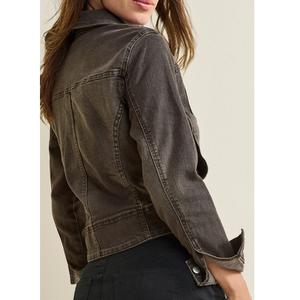 Chaquetas Vaqueras para Mujer, Chaqueta Informal de Mezclilla, Abrigo con Botones, Chaqueta Vaquera Extra Grande para Damas, Exportación desde Pakistán - Product Image 3