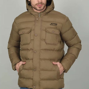 Chaqueta Acolchada para Hombre, Cálida, con Cierre Frontal, Ajuste Cómodo, Material Aislante, Secado Rápido, Ecológica, para Actividades al Aire Libre en Invierno y Uso Diario - Product Image 1