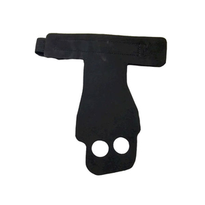 Support de poignet en néoprène avec protège-paume à 2 trous, fermeture réglable à boucle et crochets pour la musculation, l'entraînement en force, unisexe - Product Image 3