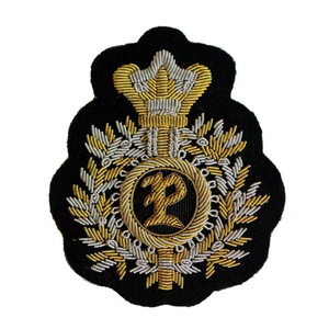 Ventoria Enterprises - Parche de Bullion Cosido Personalizado para Uniformes, Insignia de Gorra ODM, Aplique OEM de Tela No Tejida de PU - ¡Venta Caliente! - Product Image 3