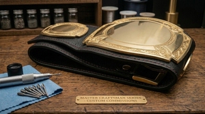 Ceinture Champion Unisexe Durable Épaisseur 2cm Taille Haute Alliage de Zinc Longueur 2.2m Doublure en Nylon Forme Droite Équipement Personnalisé - Product Image 4