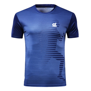 Camiseta Deportiva de Algodón de Punto Ligero de Secado Rápido de la Mejor Calidad 2026 para Hombre, Transpirable, Cuello Redondo, Corte Ajustado, Ecológica, Antiarrugas - Product Image 1
