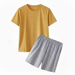 Conjunto Deportivo para Hombre, Corte Ajustado, Ropa Deportiva, Secado Rápido, Cintura Elástica, para Gimnasio, Entrenamiento, Verano, 100% Algodón, Venta al Por Mayor - Product Image 6