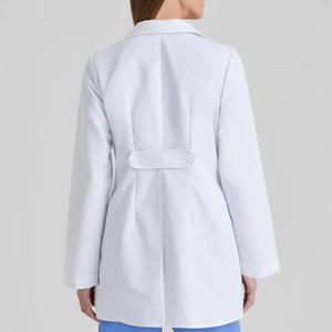 Bata de Laboratorio Médica Unisex de Primera Calidad, Tejida en Algodón, Transpirable y Cómoda, con Color y Logotipo Personalizables - Product Image 6