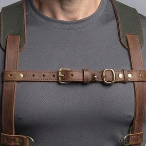 Wholesale Cow Hide <b>Electrician</b> <b>Tool</b> Multiple <b>Pouches</b> Durable Stitching Secure <b>Tool</b> Holders Adjustable Waist Waterproof Alloy - Product Image 4