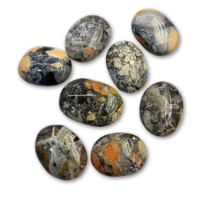 Piedra de Jaspe Maligano Natural Pulida con Superficie Lisa y Patrón Único, Decoración Feng Shui para el Hogar, Regalo - Product Image 1