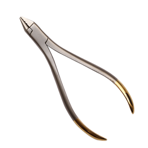 Alicates para pico de pájaro con ranuras, instrumento de acero inoxidable para doblar alambres dentales y ortodoncia, proveedor CE ISO de la INDIA - Product Image 1