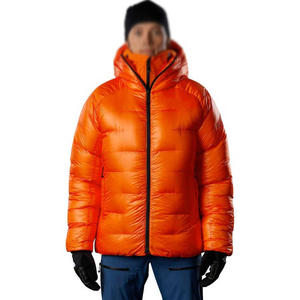 Chaqueta Acolchada para Hombre, Diseño Geométrico a Cuadros, Cuello Alto, Relleno de Algodón, Resistente al Viento, Transpirable, con Capucha, Informal, para Caza al Aire Libre - Product Image 1