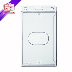 ที่ใส่บัตรเครดิตและป้ายชื่อแบบใสแนวตั้งทำจากพลาสติก ABS - Product Image 3