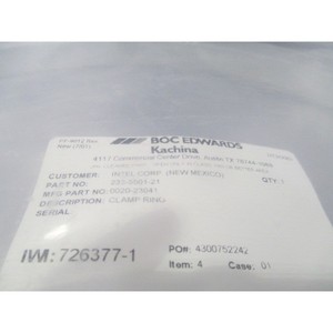 AMAT 0020-23041 Abrazadera, Protector, Oblea de 8 pulgadas, Anillo 424135 - Equipo y piezas de semiconductores de confianza de la marca global legada - Product Image 3
