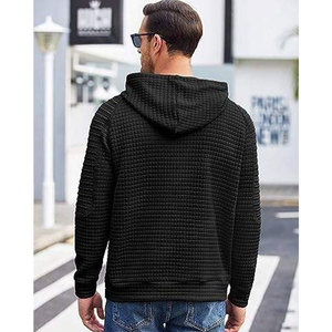 เสื้อฮู้ดดี้วาฟเฟิล ผ้าฝ้าย 100% สำหรับฤดูหนาว เนื้อผ้านุ่มสบาย ใส่สบาย ทรงลำลอง ระบายอากาศได้ดี เป็นมิตรกับสิ่งแวดล้อม ทรงปกติ ใช้ได้ทุกวัน - Product Image 4