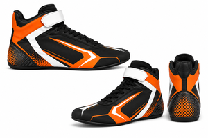 Chaussures de karting personnalisées, chaussures de course automobile professionnelles, chaussures de course OEM, cuir microfibre de qualité supérieure, respirantes - Product Image 1