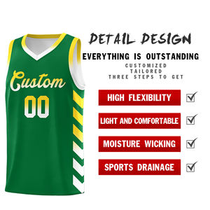 Uniforme de basket-ball personnalisé avec logo pour hommes, ensemble de maillots de basket-ball cousus de qualité supérieure, uniformes d'entraînement de basket-ball respirants - Product Image 5